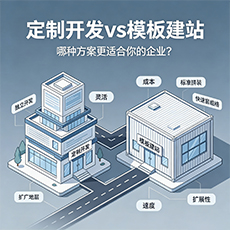 自贡建站-定制开发vs模板建站：哪种方案更适合你的企业？