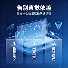 自贡建站-告别直觉依赖：三步学会数据驱动网站运营