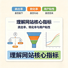 自贡建站-理解网站核心指标：跳出率、转化率与用户粘性